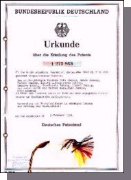 Patent-Urkunde